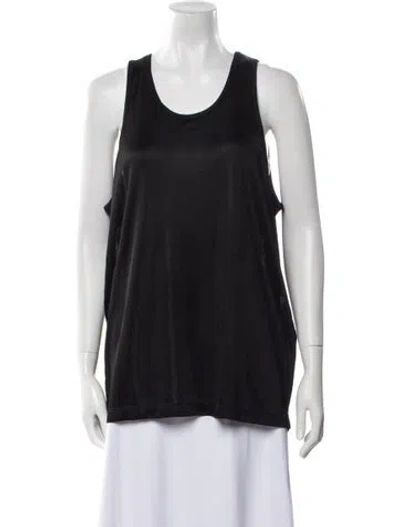 Pre-owned Tom Ford Scoop Neck Sleeveless Top W/ Tags In Black