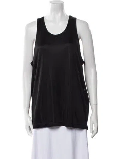 Pre-owned Tom Ford Scoop Neck Sleeveless Top W/ Tags In Black