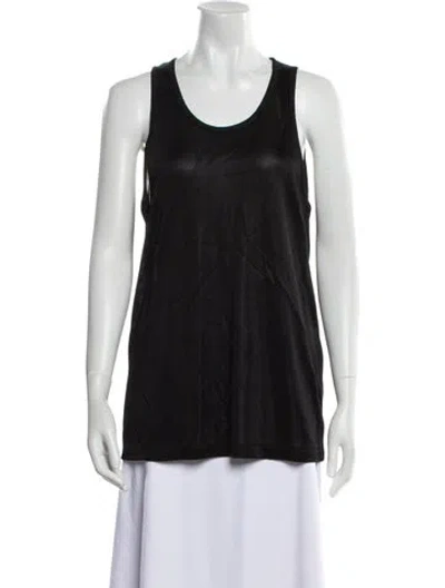 Pre-owned Tom Ford Scoop Neck Sleeveless Top W/ Tags In Black