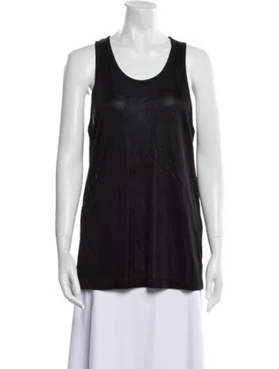 Pre-owned Tom Ford Scoop Neck Sleeveless Top W/ Tags In Black
