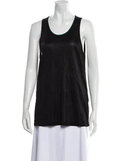 Pre-owned Tom Ford Scoop Neck Sleeveless Top W/ Tags In Black