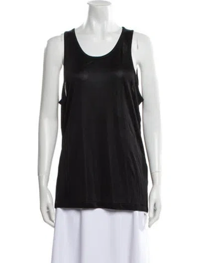Pre-owned Tom Ford Scoop Neck Sleeveless Top W/ Tags In Black