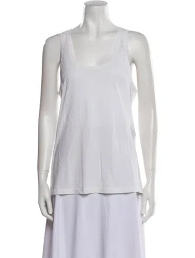 Pre-owned Tom Ford Scoop Neck Sleeveless Top W/ Tags In Neutral