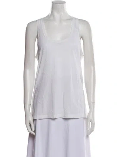 Pre-owned Tom Ford Scoop Neck Sleeveless Top W/ Tags In Neutral