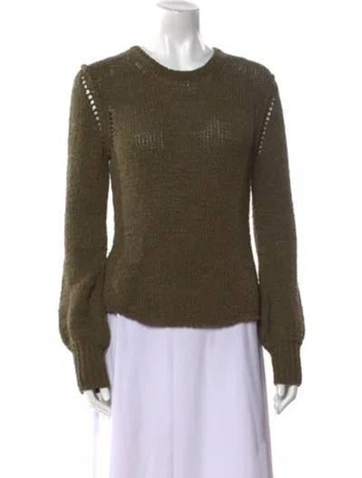 Pre-owned Tom Ford Scoop Neck Sweater In Green