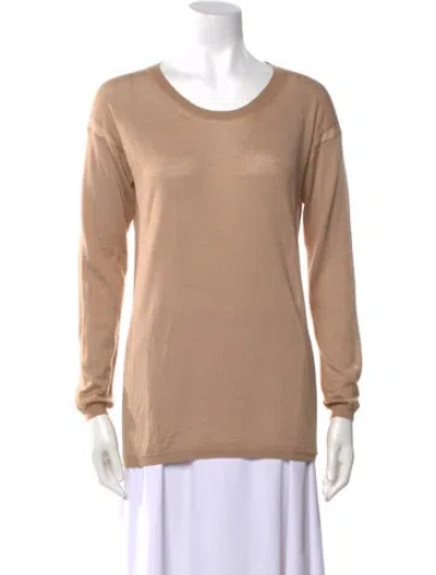 Pre-owned Tom Ford Scoop Neck Sweater In Neutral