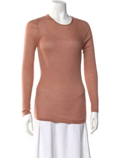 Pre-owned Tom Ford Scoop Neck Sweater In Orange