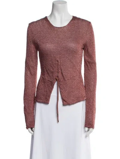 Pre-owned Tom Ford Scoop Neck Sweater In Pink