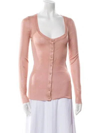 Pre-owned Tom Ford Scoop Neck Sweater In Pink