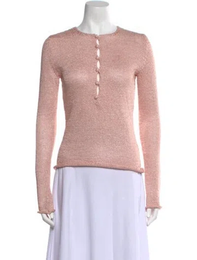 Pre-owned Tom Ford Scoop Neck Sweater In Pink