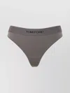 Tom Ford Seamless Elastic Waistband Panties In Gray