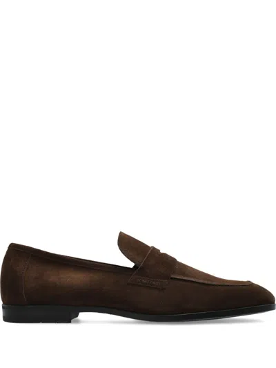 Tom Ford Sean Loafers In Brown