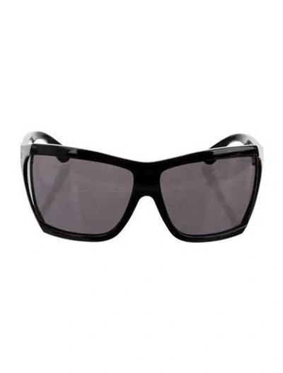 Pre-owned Tom Ford Sedgewick Square Sunglasses In Black