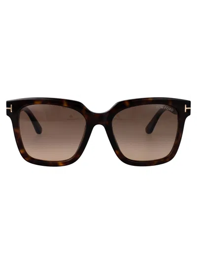 Tom Ford Selby Sunglasses In Brown
