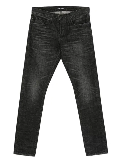 Tom Ford Selvedge Jeans In Black