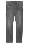 Tom Ford Selvedge Straight Fit Jeans In Ig670 Grey High/low