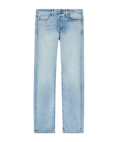 Tom Ford Selvedge Straight-leg Denim Jeans In Blue