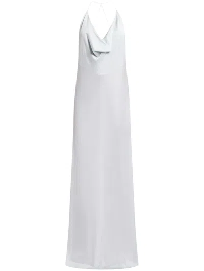 Tom Ford Semi-sheer Long Dress In Weiss