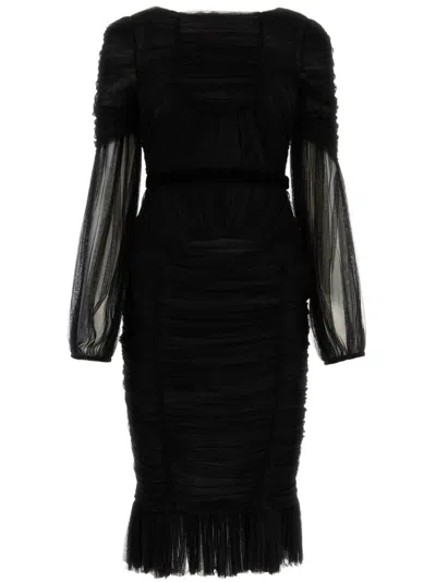 TOM FORD SEMI-SHEER MIDI DRESS
