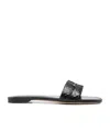 Tom Ford Semi Shiny Printed Python Julianne Slide In Black