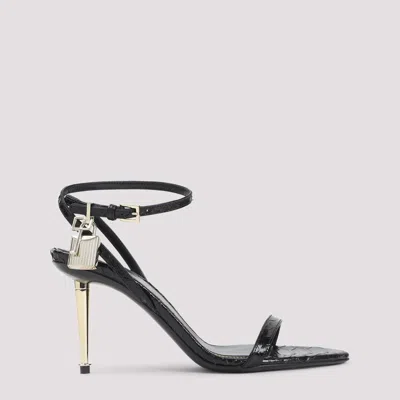 TOM FORD SEMI SHINY PRINTED PYTHON SANDAL