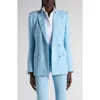 Tom Ford Sequin Embellished Double Breasted Jacket In Blue