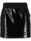 Tom Ford Sequin-embellished Mini Skirt In Black