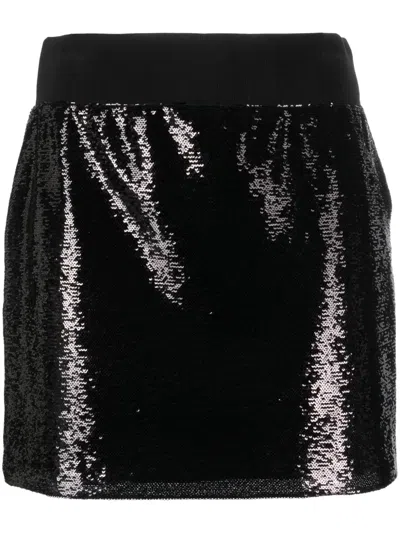 Tom Ford Sequin-embellished Mini Skirt In Black