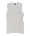 Tom Ford Sequin-embellished Ribbed Tank Top In Gray