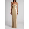 Tom Ford Sequin Embroidered Tulle Gown In Gold