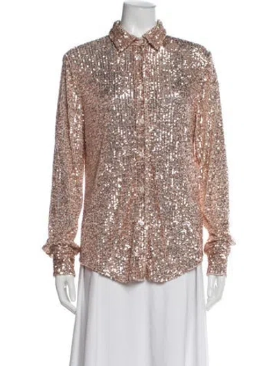 Pre-owned Tom Ford Sequin Evening Jacket In Pink