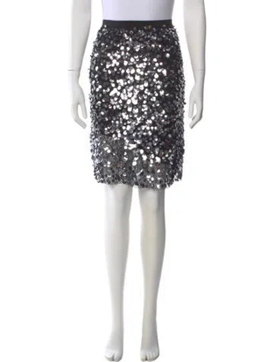 Pre-owned Tom Ford Sequin Knee-length Skirt In Multi