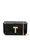 Tom Ford Sequin Mini Bag In Black