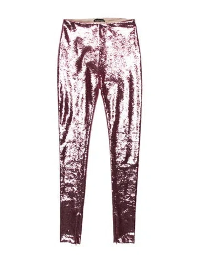 Pre-owned Tom Ford Sequin Skinny Leg Pants