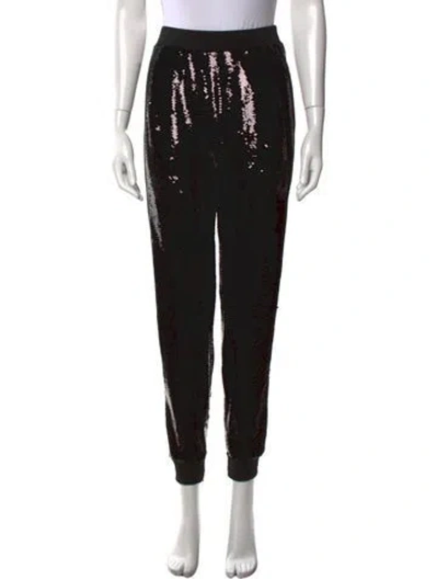Pre-owned Tom Ford Sequin Skinny Leg Pants In Black