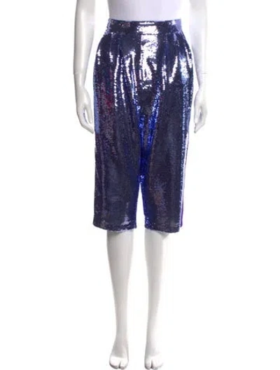 Pre-owned Tom Ford Sequin Straight Leg Pants W/ Tags In Purple