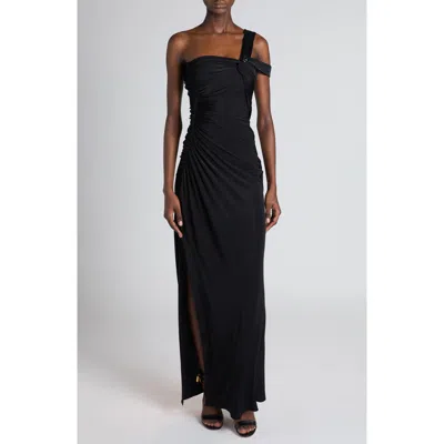 TOM FORD TOM FORD SEQUIN STRAP JERSEY GOWN