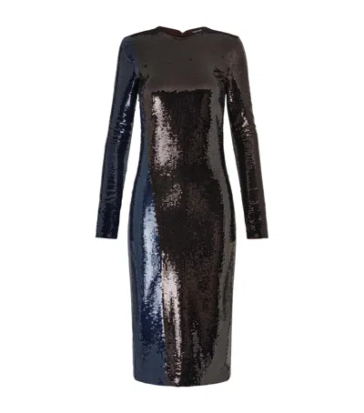 Tom Ford Sequined Asymmetrical Midi Dress