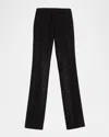 Tom Ford Sequined Crepe Straight-leg Pants In Black