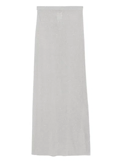 Tom Ford Sequined Long Skirt In Multi