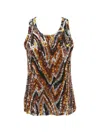 Tom Ford Sequined Patterned Top In Multi