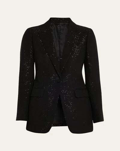 TOM FORD SEQUINED SINGLE-BREASTED BLAZER JACKET