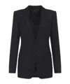 Tom Ford Sequined Single Breasted Jacket In Black