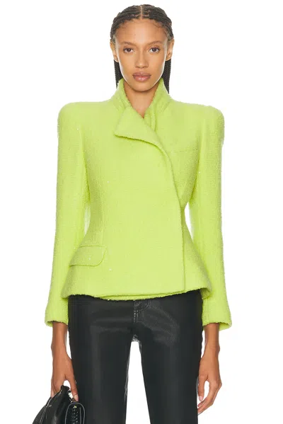 Tom Ford Sequined Wrap Jacket In Gold