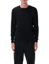 Tom Ford Serafino Rib Henley Tee In Black