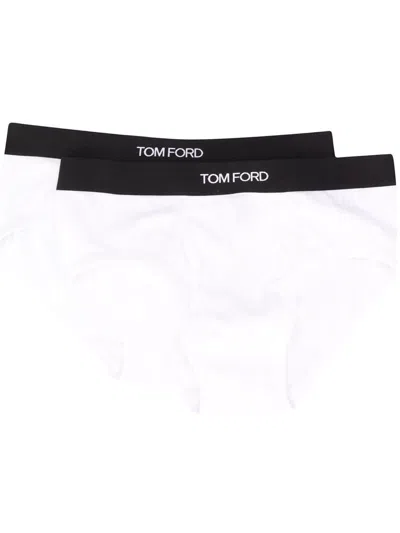 Tom Ford Set Of 2 Logo-waistband Cotton Briefs