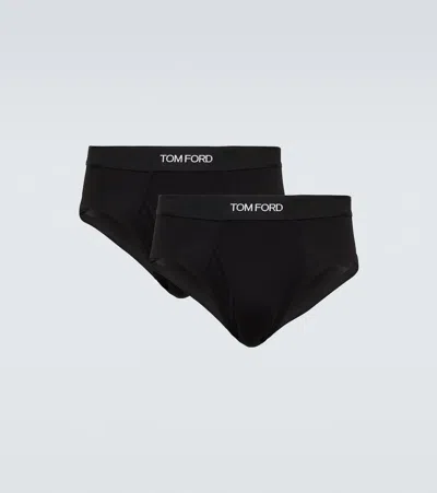 Tom Ford Set Of Two Briefs In Black