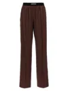 Tom Ford Pantaloni Pajama In Raso Di Seta Elasticizzato