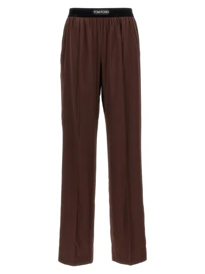 TOM FORD SETA STRETCH TROUSERS