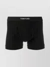 Tom Ford Shaped Pouch Elastic Waistband In Black